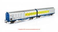 SB008K Revolution Trains IZA Cargowaggon Twin number 2380 2929 072-9 in revised livery with flashing red tail lamp